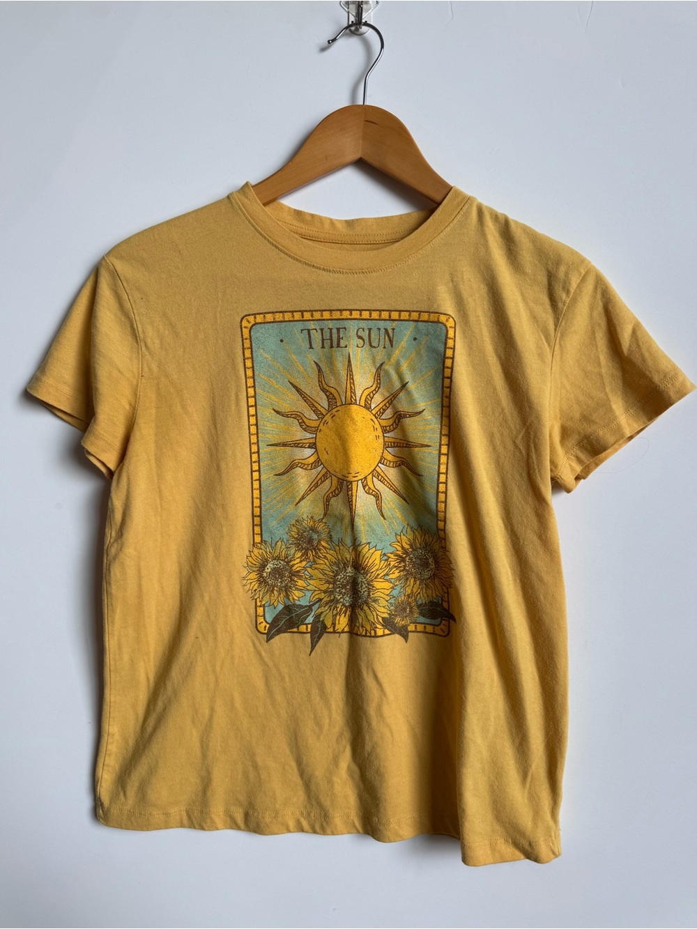 Mighty Fine Yellow 'The Sun' Graphic Tee